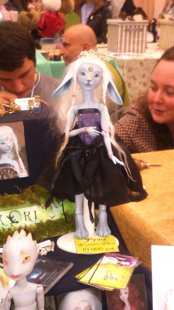 Ещё картинки с выставки... XI Международный Салон кукол на Тишинке в Москве 2015. Фото