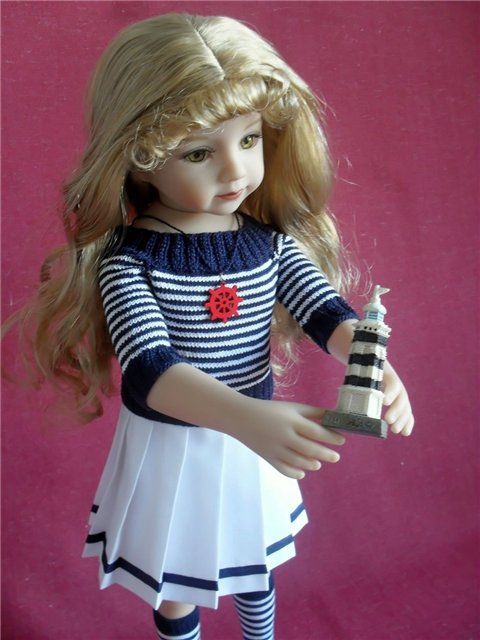 Морские мотивы ушедшего лета и куклы "Maru and friends"