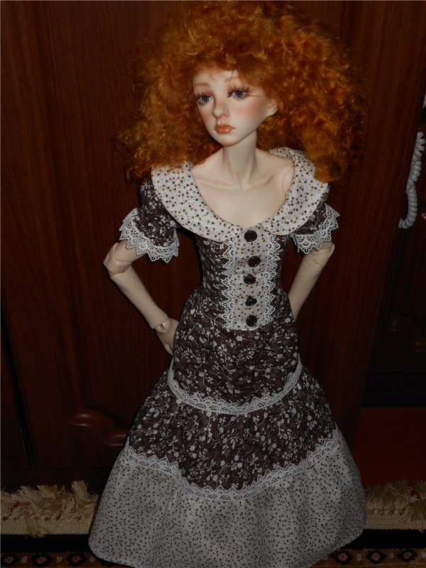 Платье для Стеши — Одежда и обувь для кукол своими руками: фото