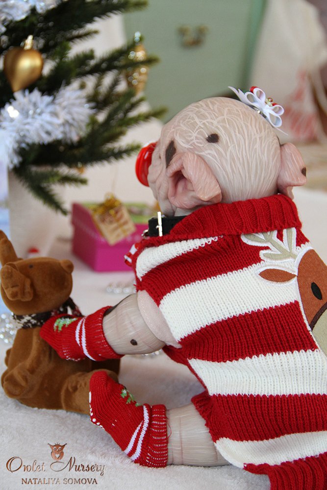 Свинка Пеппа и её младший братик Джордж. Поросята реборн Наталии Сомовой