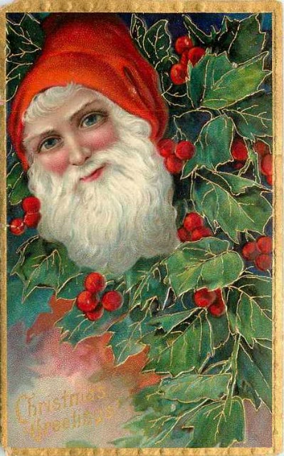 Немного прекрасного IV - старинные открытки Рождество (фото 4)