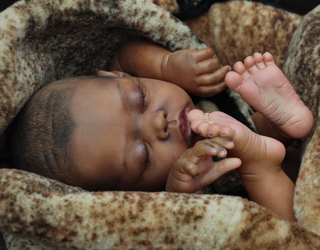 Кукла-реборн Лара, художник Алла Кокс