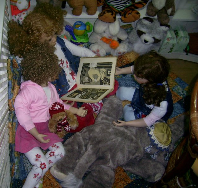 Сказка, рассказанная на ночь - или сестрички Оранж и Добывайки. Моя кукольная коллекция (фото 5)