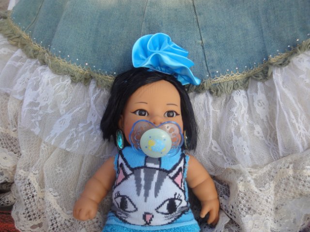 Танюшка на пляже. Кукла из Испании фирмы Rauber (фото 3)