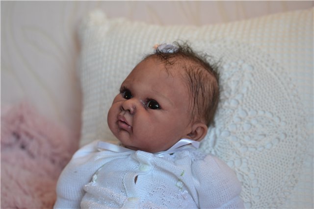 Шоколадка Lisa, кукла-реборн Татьяны Гордиенко (фото 4)