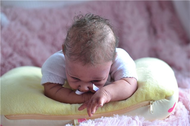 Шоколадка Lisa, кукла-реборн Татьяны Гордиенко (фото 5)