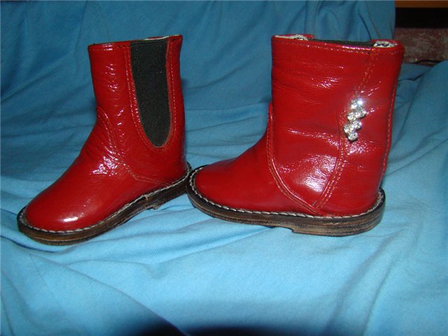 Сапожки ручной работы для куклы (фото 4)