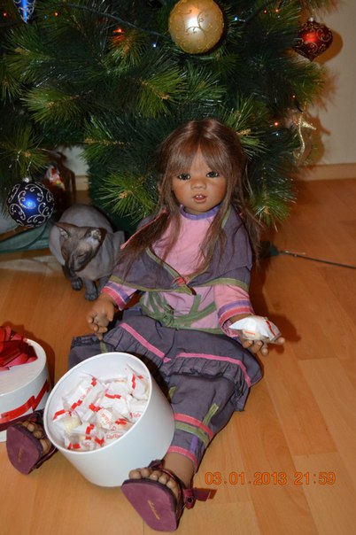 Мои новогодние подарочки.. Munira и Liniki от Annette Himstedt (фото 5)