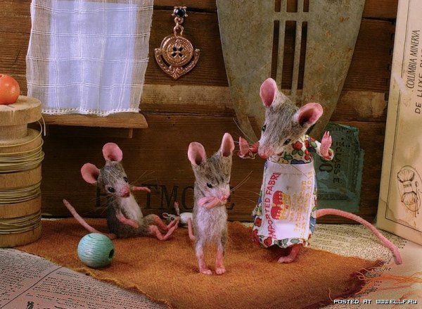 Мышиный дом или Жизнь замечательных мышей. Авторские игрушки в книжной иллюстрации. Мэгги Руди (Maggie Rudy) - "Mouses
