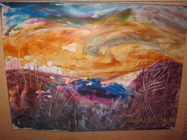 Энкаустика или как мы рисовали.... утюгом (фото 6)