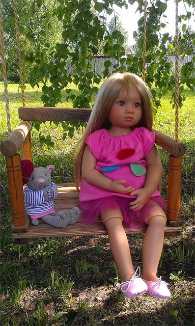 Как Лиза и Мишка отдыхали на даче. Куклы Kidz' n Cats (фото 7)