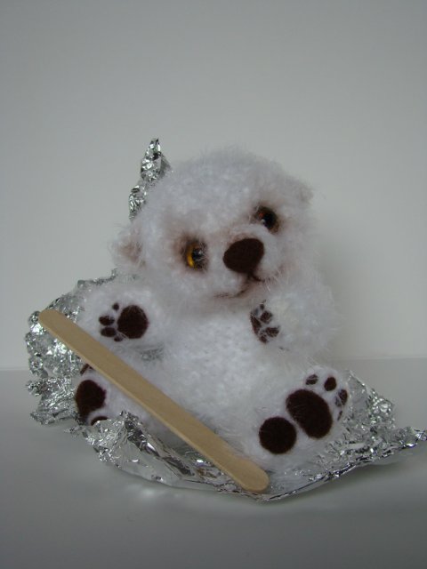 Мишка-эскимо. Игрушка вязанная крючком Ольги Чернухо (фото 10)