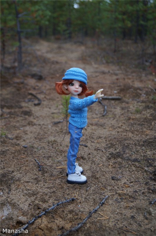 Прогулка по осеннему лесу. Nutmeg Elf от Kaye Wiggs