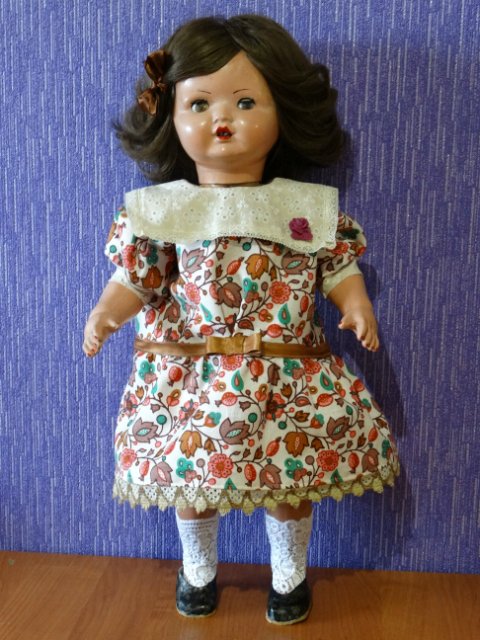 Восстановление старенькой английской куколки (фото 3)