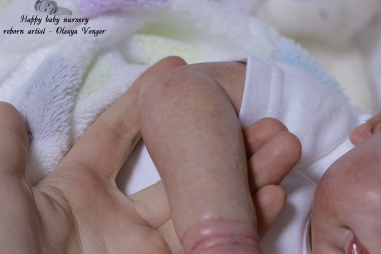 Моё предновогоднее чудо, моя Карлотта. Кукла реборн Олеси Венгер