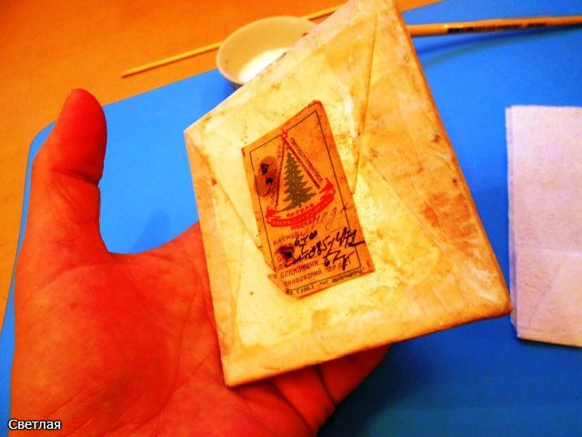 Реставрация антикварной новогодней игрушки из ваты. Снегурочка и Дед Мороз. +БОНУС, папье маше из ваты