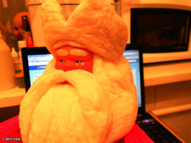 Реставрация антикварной новогодней игрушки из ваты. Снегурочка и Дед Мороз. +БОНУС, папье маше из ваты