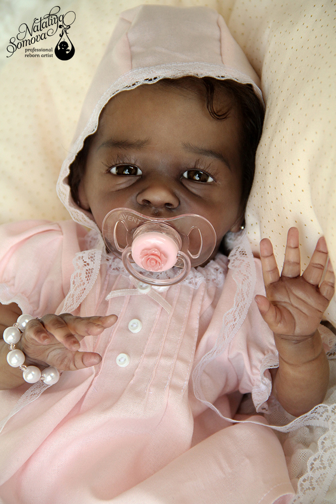 Эвелина. Шоколадка реборн Наталии Сомовой