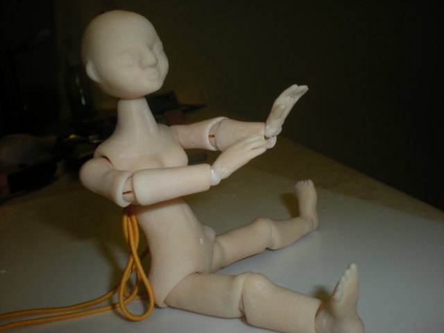 Очередная "моя первая шарнирная кукла"