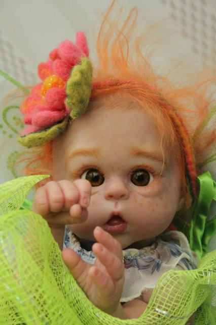 Офелька-Цветочек. Кукла реборн Элины Кудрявцевой