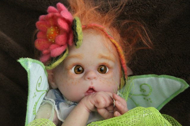 Офелька-Цветочек. Кукла реборн Элины Кудрявцевой