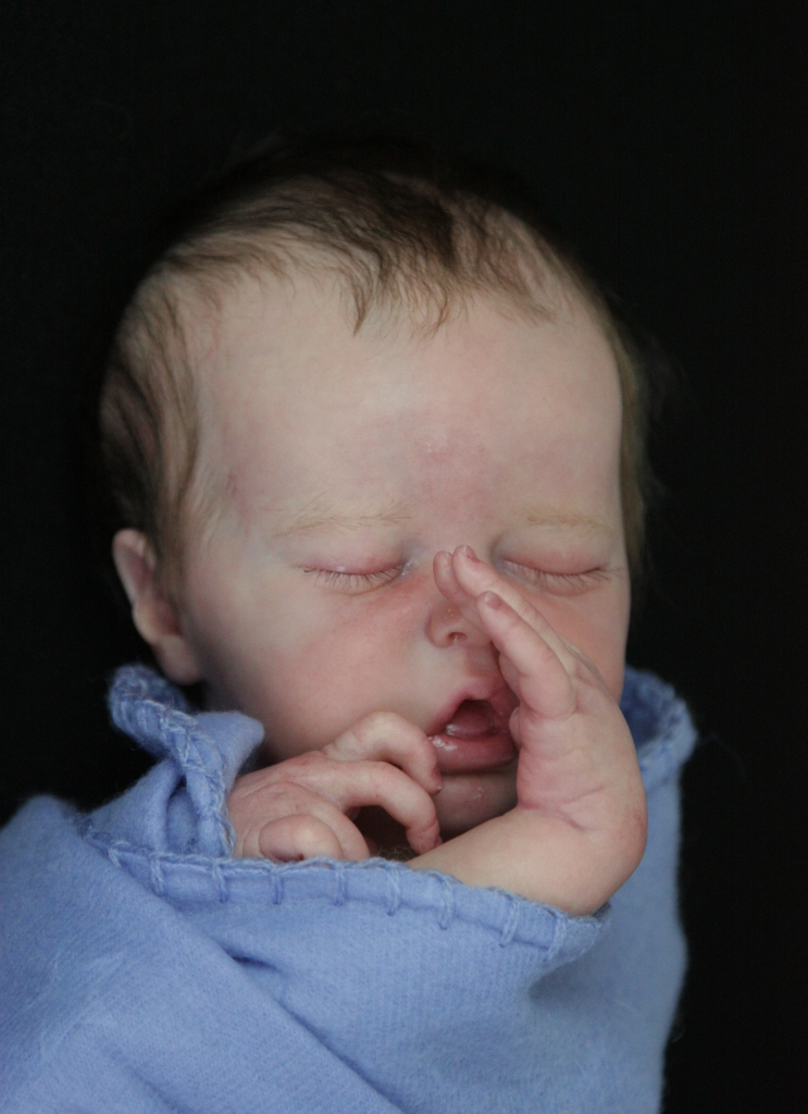 Удивительно реалистичная кукла реборн Елены Киприяновой. Молд Emma by Natalie Scholl