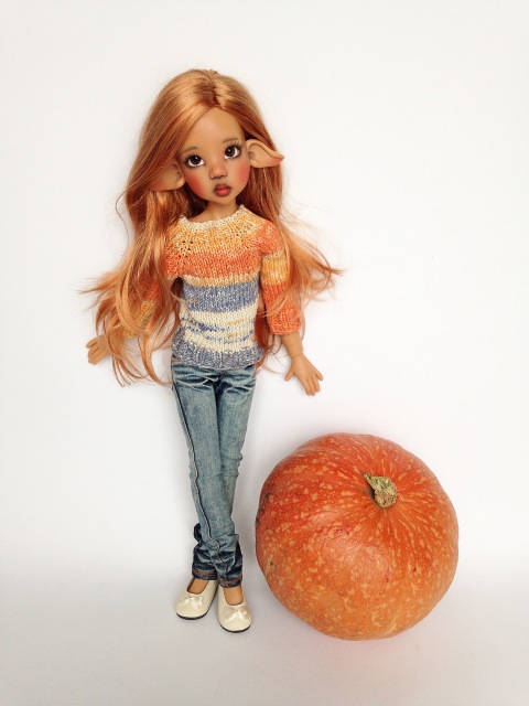 Оранжевое. Kaye Wiggs — Куклы Kaye Wiggs (Кайе Виггс): авторские BJD (БЖД) (фото 10)