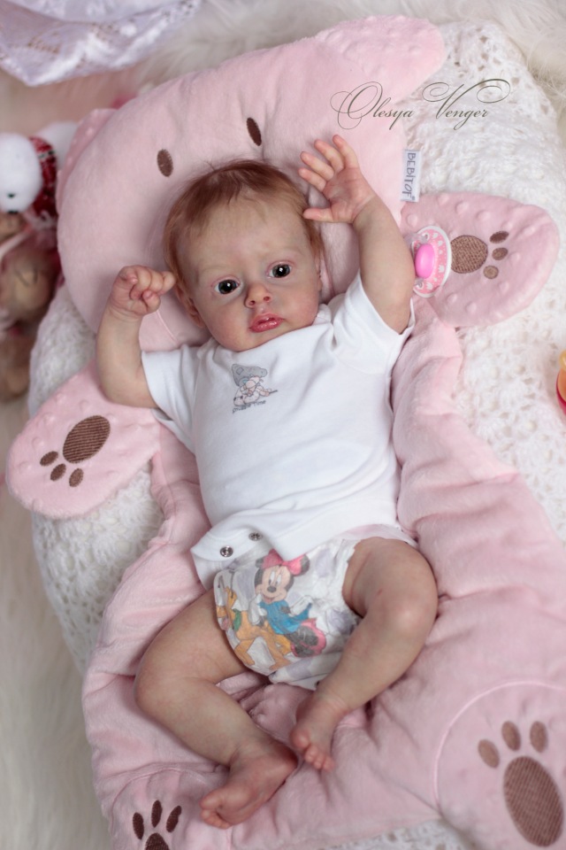 Моя Хлоя, мой любознательный Совенок, кукла реборн Олеси Венгер