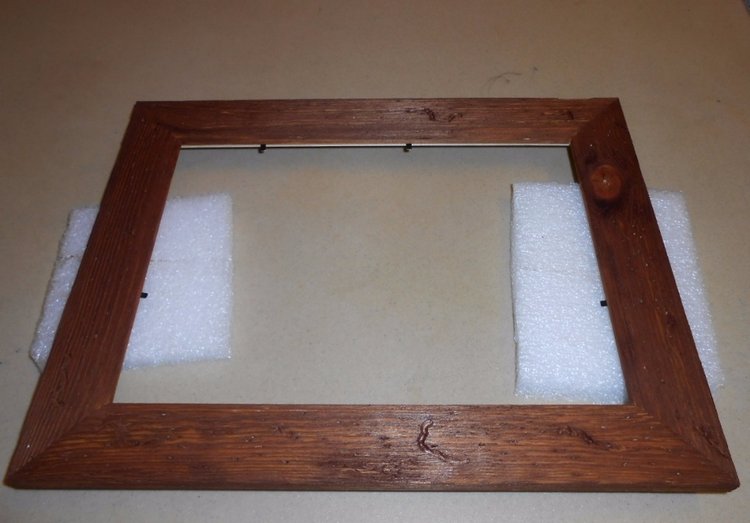 Старим деревянную рамку - мастер класс