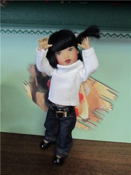 Осенняя прогулка. Куколка Helen Kish Zsu Zse (фото 8)