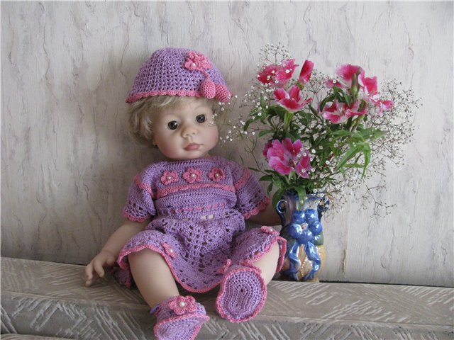 Платья для моих кукол.Вязалочки от Татьяны