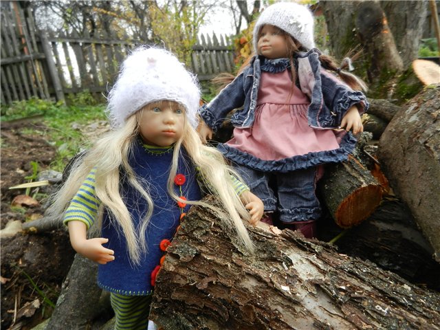 Мои крохотульки на природе. Клубные куколки от Аннет Химштед