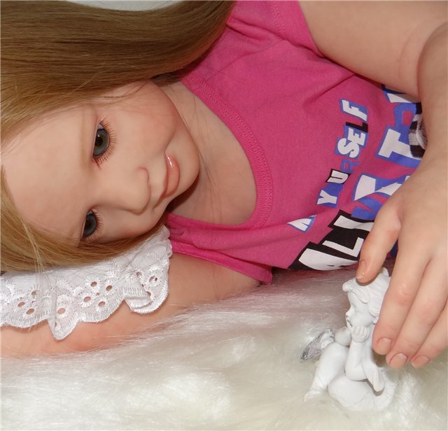 Мечтательница Ника. Кукла реборн Елены Ядриной (фото 3)