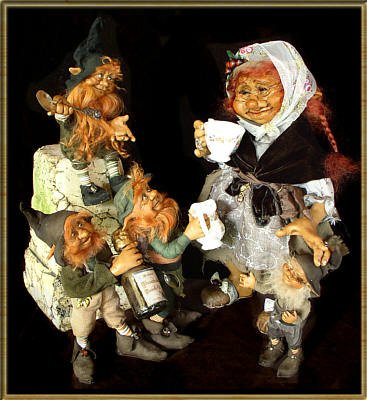 Микромир Силке Янас-Шлессер. Куклы Silke Janas-Schloesser dolls