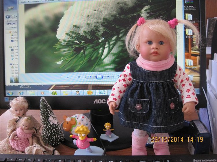 Фросенька. Коллекционная куколка Flori, Rolanda Heimer, Schildkrot (фото 9)