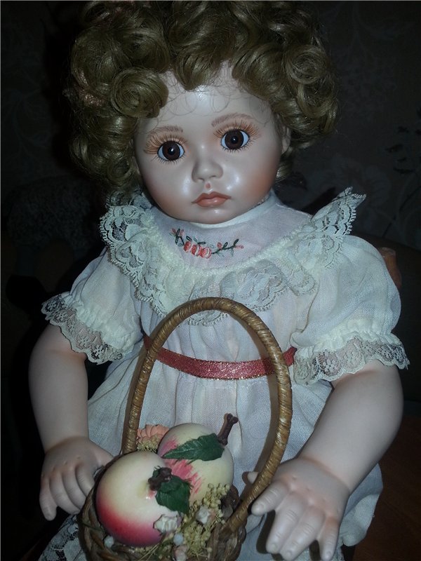 Моя фарфоровая кукла Персик", скульптор Анна Тимерман | Бэйбики Моя фарфоровая кукла Персик", скульптор Анна Тимерман (фото 5)