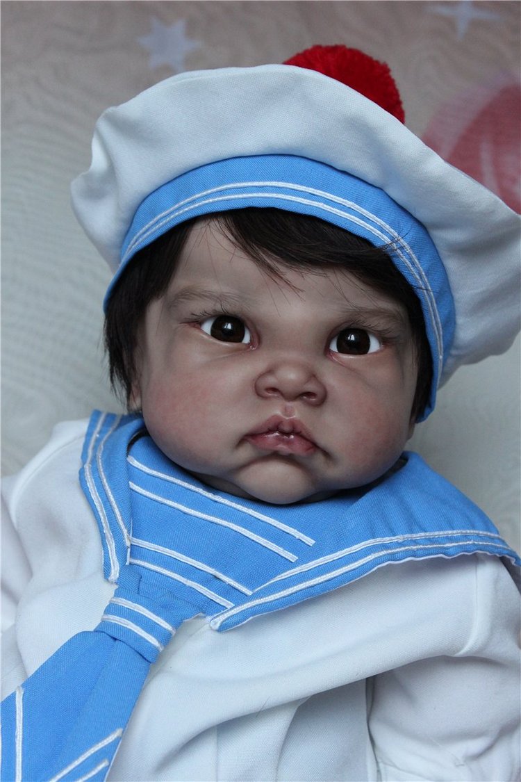 Малыш - Матросик Баир. Кукла реборн Светланы Преображенской (фото 8)