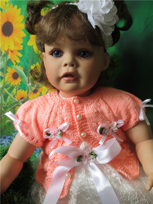 " Цветущая Яблонька"- моя новая работа ( для малышек Lee Middleton ,реборн и всеx подобныx малышек-очаровашек) (фото 10)