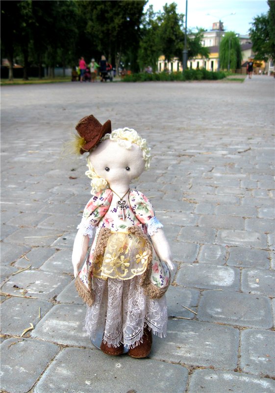 Новые девчушки! Текстильные куклы (фото 3)