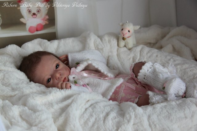 Аделиночка 2... Куколка реборн Виктории Вишни