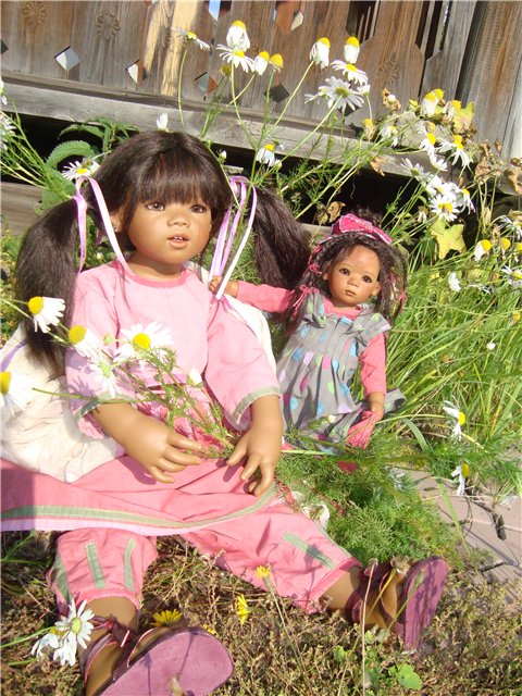 Мои красавицы от Annette Himstedt проводили лето