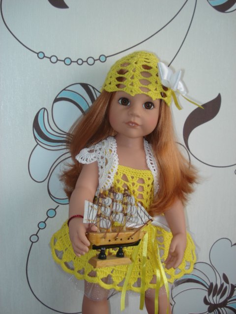 Мы очень ждем лето. Вязание для кукол Готц (фото 4)
