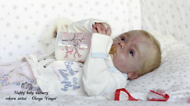 Моя милая златовласка Ева. Кукла реборн Олеси Венгер