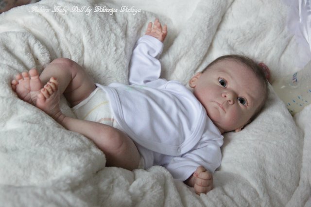 Моя малышка из нового молда Matis от Gudrun Legler. Куколка реборн Виктории Вишни