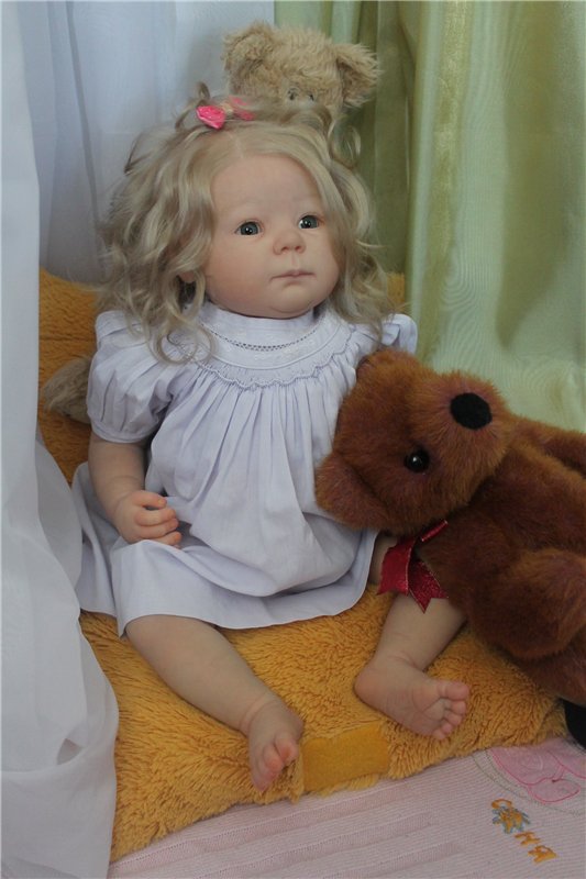 Куколка реборн Анечка. Очень нежная моя крошка. Скоро едет к своей мамочке (фото 6)