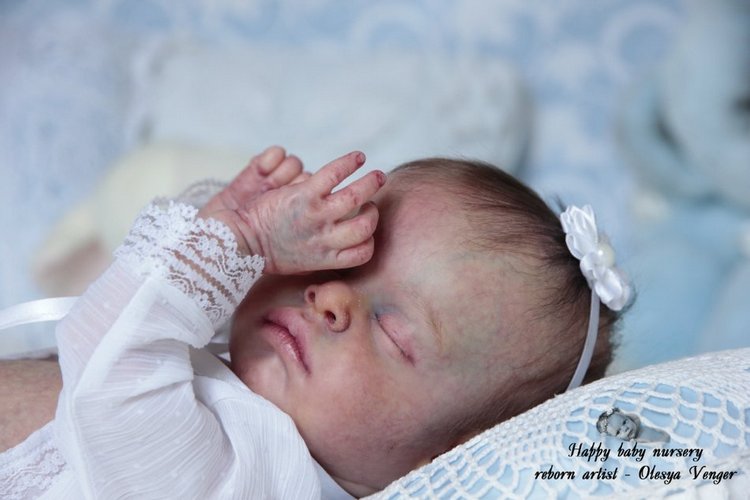 Моя принцесса Крошечка-Кокошечка. Кукла реборн Олеси Венгер (фото 3)