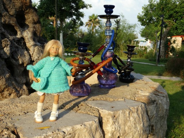 Бирюзовые зерисовки — Куклы Annette Himstedt (Аннетт Химстедт): коллекционные