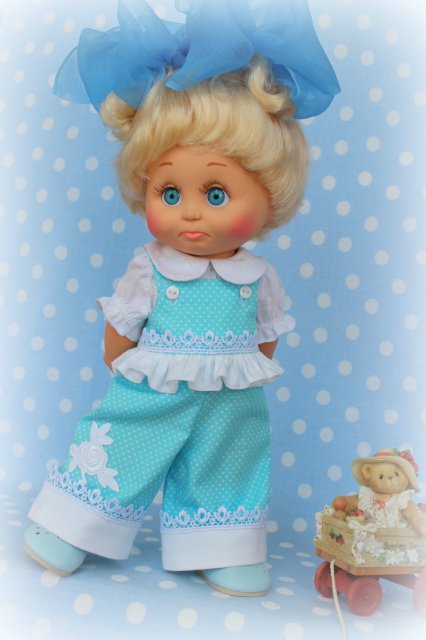 А у нас новый нарядик) — Куклы Galoob Baby Face (Фейсинки): винтаж 90 (фото 6)