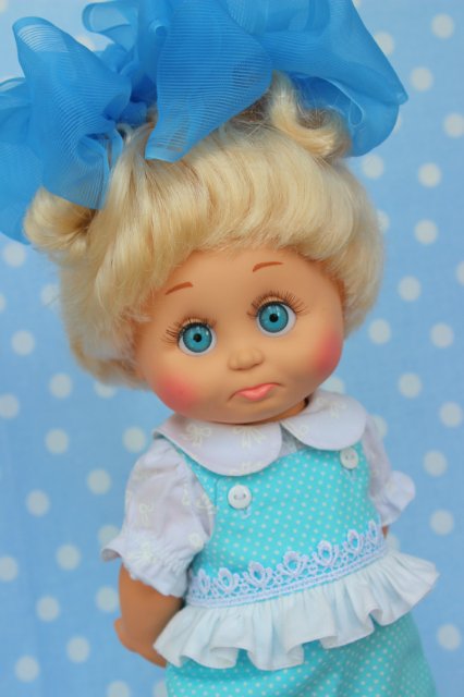 А у нас новый нарядик) — Куклы Galoob Baby Face (Фейсинки): винтаж 90 (фото 5)