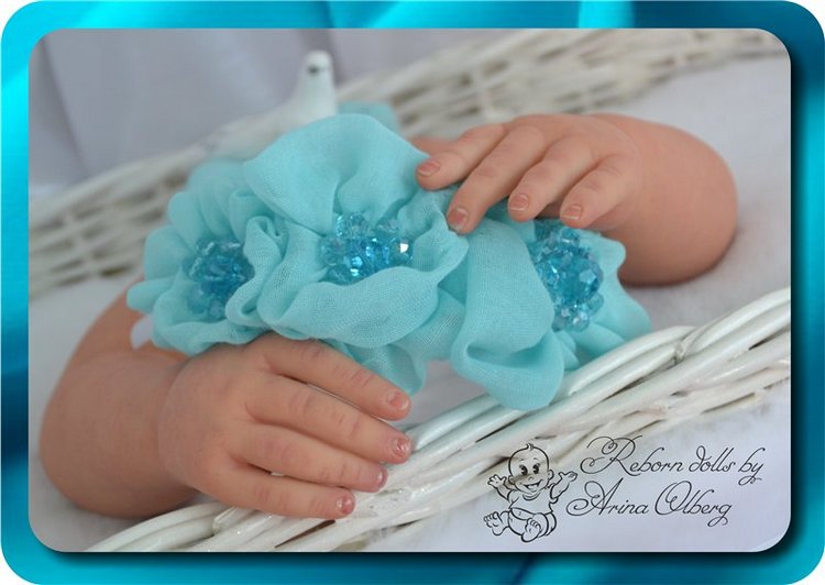 Моя бирюзовая ВАСИЛИСкА (молд Bonnie by Linda Murray)